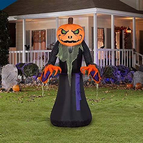 jack skellington blow up home depot|jack skellington airblown pop up.